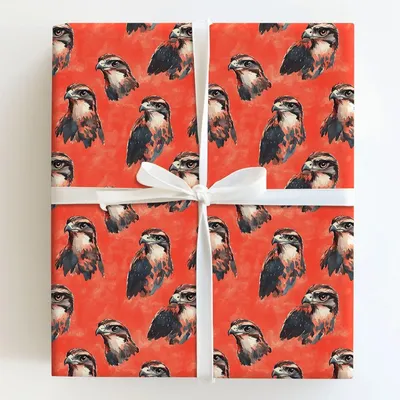 Fight Win Falcon - Gift Wrap for Christmas, Holidays Wrapping Paper, Christmas Wrapping Paper