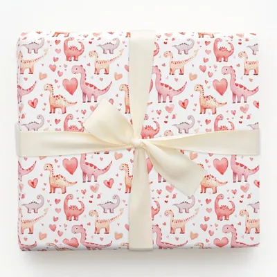 Little Roars - Gift Wrap for Christmas, Holidays Wrapping Paper, Christmas Wrapping Paper