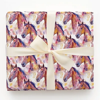 Stirrup Some Fun - Gift Wrap for Christmas, Holidays Wrapping Paper, Christmas Wrapping Paper