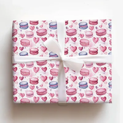 Sweet Layers of Love - Gift Wrap for Christmas, Holidays Wrapping Paper, Christmas Wrapping Paper