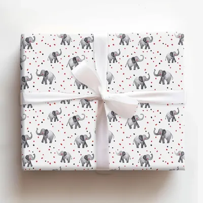 Elmer Elle - Gift Wrap for Christmas, Holidays Wrapping Paper, Christmas Wrapping Paper