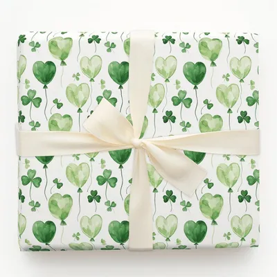 Shamrocking My Birthday - Gift Wrap for Christmas, Holidays Wrapping Paper, Christmas Wrapping Paper