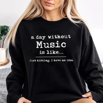 Music Lover Gift Gift For Musician Or Music Lovers Sweatshirt Men'S Women'S For Him Or Her Unisex Short Sleeve Sweatshirt