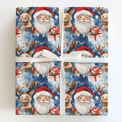 Jingle Hooves - Gift Wrap for Christmas, Holidays Wrapping Paper, Christmas Wrapping Paper