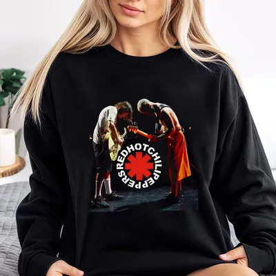 Red Hot Chili Peppers Concert Sweatshirt Black Unisex Graphic Sweatshirt Music Merch For Fans All Sizes S 5xl Rock Band Sweatshirt