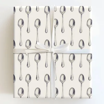 The Silver Touch - Gift Wrap for Christmas, Holidays Wrapping Paper, Christmas Wrapping Paper