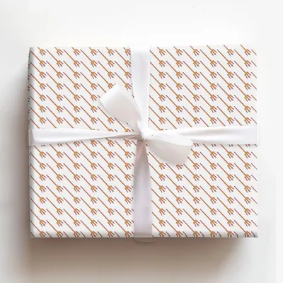 Victory Fork - Gift Wrap for Christmas, Holidays Wrapping Paper, Christmas Wrapping Paper