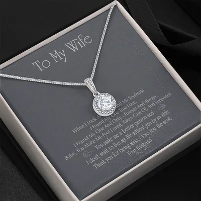 You Make Me A Better Person Gift For Wife Eternal Hope Necklace