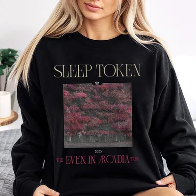 Sleep Token Even In Arcadia Sweatshirt Emergence Sweatshirt, Vintage Rock Band Sleep Token Tour Merch 2025