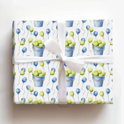 Game Set Birthday - Gift Wrap for Christmas, Holidays Wrapping Paper, Christmas Wrapping Paper