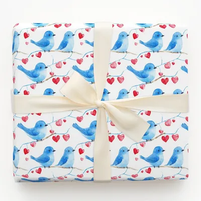 Nestled in Love - Gift Wrap for Christmas, Holidays Wrapping Paper, Christmas Wrapping Paper
