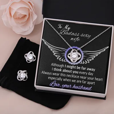Air Force/ Pilot Wife Necklace for Long Distance Couple