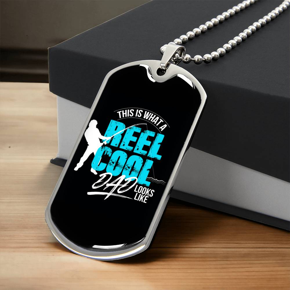 Collection Dad - Reel Cool Necklace - Army Tag Necklace, Dog Tag