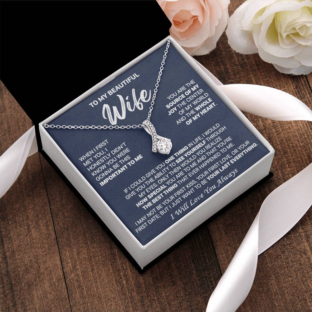 Gift For Your Soulmate - Your 1St Kiss - Alluring Alluring Beauty Necklace