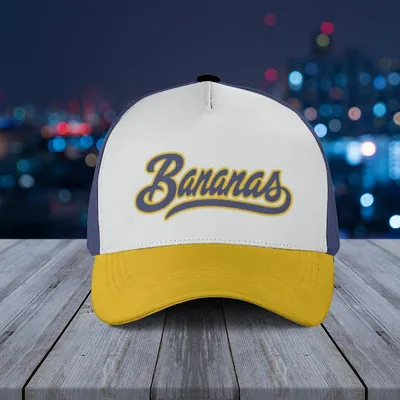 Baseball Cap Savannah Bananas Team Logo Navy Yellow White Adjustable Fan Headwear For Baseball Games Baseball Cap