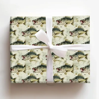 Bassically Perfect - Gift Wrap for Christmas, Holidays Wrapping Paper, Christmas Wrapping Paper