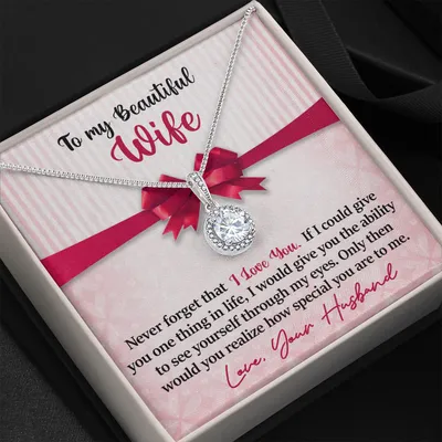 To My Beautiful Wife - Eternal Hope Necklace