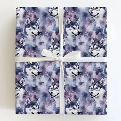 Prevail in Plum - Gift Wrap for Christmas, Holidays Wrapping Paper, Christmas Wrapping Paper