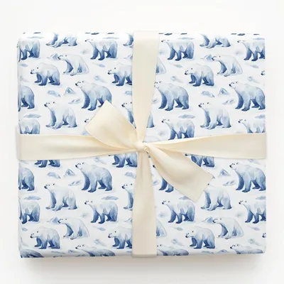 Ice Ice Birthday - Gift Wrap for Christmas, Holidays Wrapping Paper, Christmas Wrapping Paper