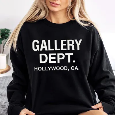 Gallery Dept Sweatshirt Fashion Sweatshirt Classic Letter Print Sweatshirt For Men And Women Couples Loose Leisure Casual Womenswear Birthday Clothing Day Grap