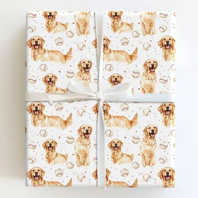 Fetch It Out of the Park - Gift Wrap for Christmas, Holidays Wrapping Paper, Christmas Wrapping Paper