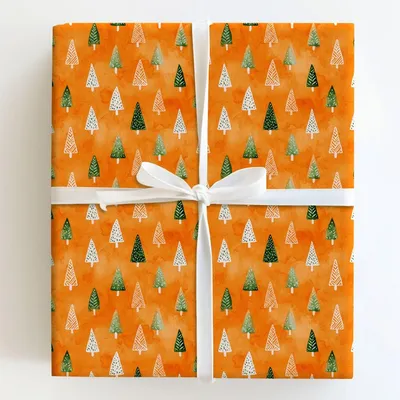 Tangelo Balsam - Gift Wrap for Christmas, Holidays Wrapping Paper, Christmas Wrapping Paper