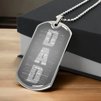Dad Dog Tag - Army Tag Necklace, Dog Tag