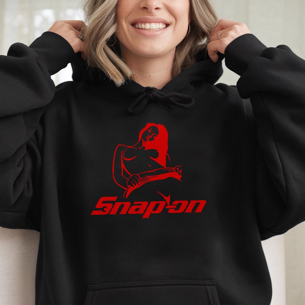 Snap On Graphic Hoodie For Men For Women Aeur Limited Edition Cotton Hoodie Bold Red Design Tool Lover Apparel