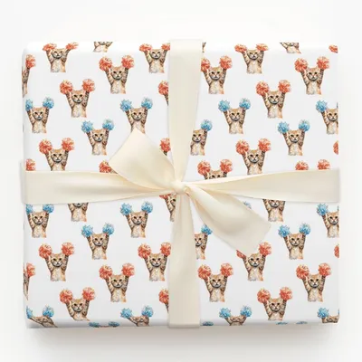 Feline Fan - Gift Wrap for Christmas, Holidays Wrapping Paper, Christmas Wrapping Paper