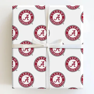 Alabama Circle - Gift Wrap for Christmas, Holidays Wrapping Paper, Christmas Wrapping Paper