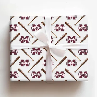 Jingle Ballpark Bulldogs - Gift Wrap for Christmas, Holidays Wrapping Paper, Christmas Wrapping Paper