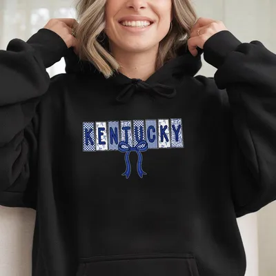 Coquette Kentucky Hoodie, Ky Kentucky Leopard Checker Hoodie State Of Kentucky Sublimation, Cute Trendy Kentucky