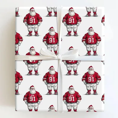Red & White Christmas in Utah - Gift Wrap for Christmas, Holidays Wrapping Paper, Christmas Wrapping Paper
