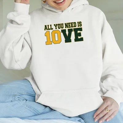 All You Need Is Love Packers Hoodie, All You Need Is Jordan Love Football Hoodie, Football Lover Hoodie, Love Football