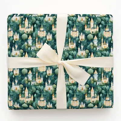 Kingdom Knight - Gift Wrap for Christmas, Holidays Wrapping Paper, Christmas Wrapping Paper