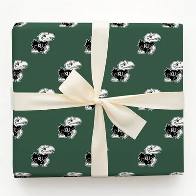 Jayhawk in the Pines - Gift Wrap for Christmas, Holidays Wrapping Paper, Christmas Wrapping Paper