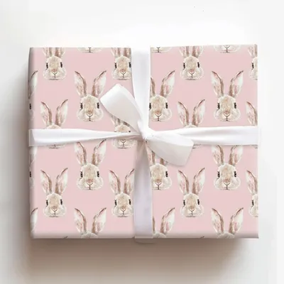 Somebunny to Love - Gift Wrap for Christmas, Holidays Wrapping Paper, Christmas Wrapping Paper