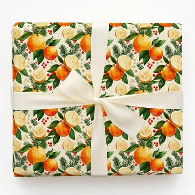 Wassail - Gift Wrap for Christmas, Holidays Wrapping Paper, Christmas Wrapping Paper