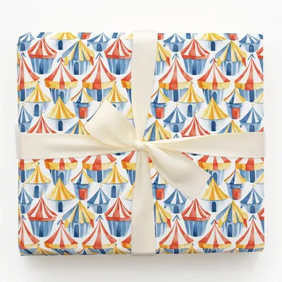 Tents and Magic - Gift Wrap for Christmas, Holidays Wrapping Paper, Christmas Wrapping Paper