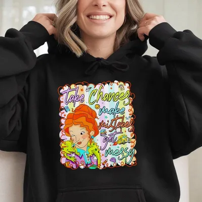 Take Chances Make Mistake Get Messy Hoodie Back To School Hoodie Preppy School Teacher Hoodie Retro Teacher Teacher Life 1st