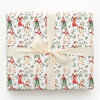 Eighth Day of Christmas - Gift Wrap for Christmas, Holidays Wrapping Paper, Christmas Wrapping Paper