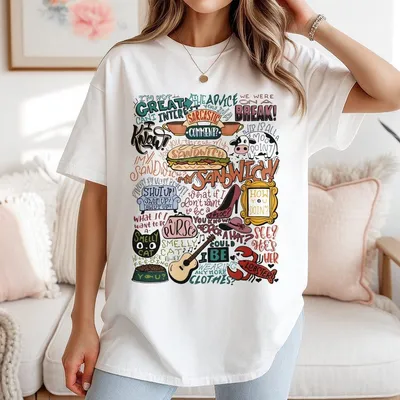Friends Quote T-Shirt Friends Tv Show Comedy T-Shirt T-Shirt T-Shirt Comedy T-Shirt Unisex T-Shirt T-Shirt