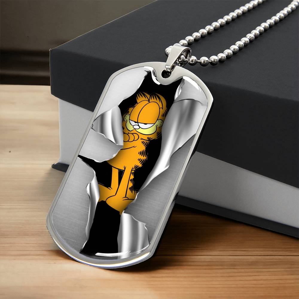 Father's Day Gift - Army Tag Necklace, Dog Tag