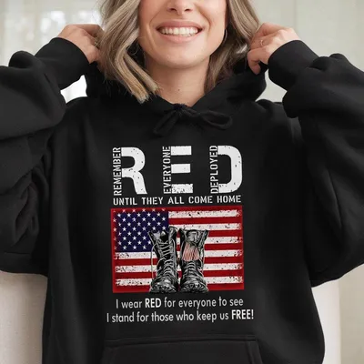 Remember Everyone Deployed Boots Flag Graphic,,Veterans Day Hoodie,Trending Hoodie,Graphic Print,Casual Streetwear