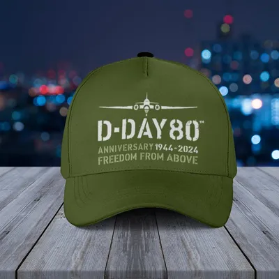 D-Day 80th Anniversary 1944-2024 Baseball Cap, Gift For Men, Woman Baseball Cap