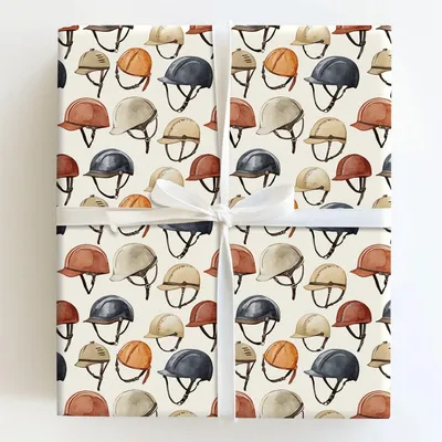 Country Hat - Gift Wrap for Christmas, Holidays Wrapping Paper, Christmas Wrapping Paper