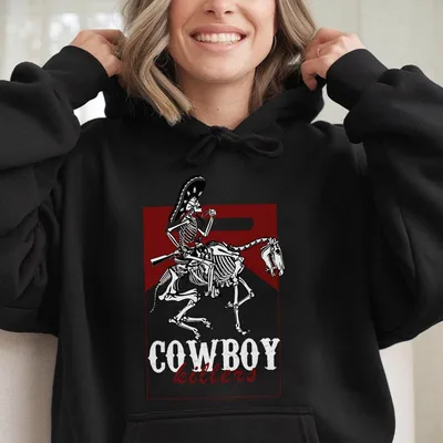 Marlboro Cowboy Killer , Unisex Hoodie, 2 Sidegildan Hoodie, Cowboy Killer Hoodie