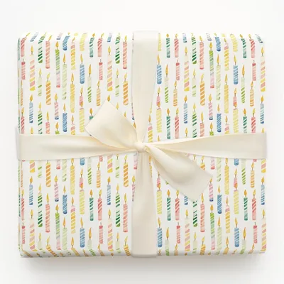 Light My Cake - Gift Wrap for Christmas, Holidays Wrapping Paper, Christmas Wrapping Paper