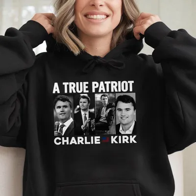 A True Patriot Charlie K America Hoodie Hoodie Hoodie For Men And Women Charlie K Hoodie Casual Letter Print