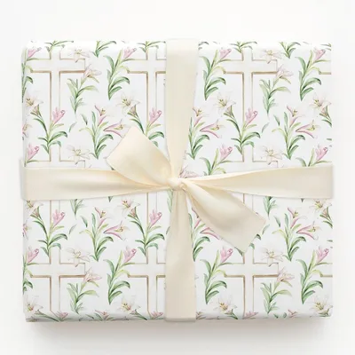 Crossing Into Spring - Gift Wrap for Christmas, Holidays Wrapping Paper, Christmas Wrapping Paper